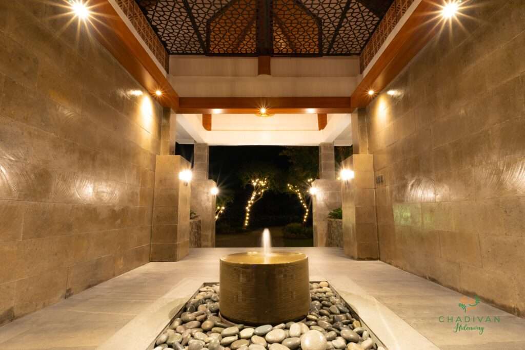 Pool view at Chadivan Hideaway